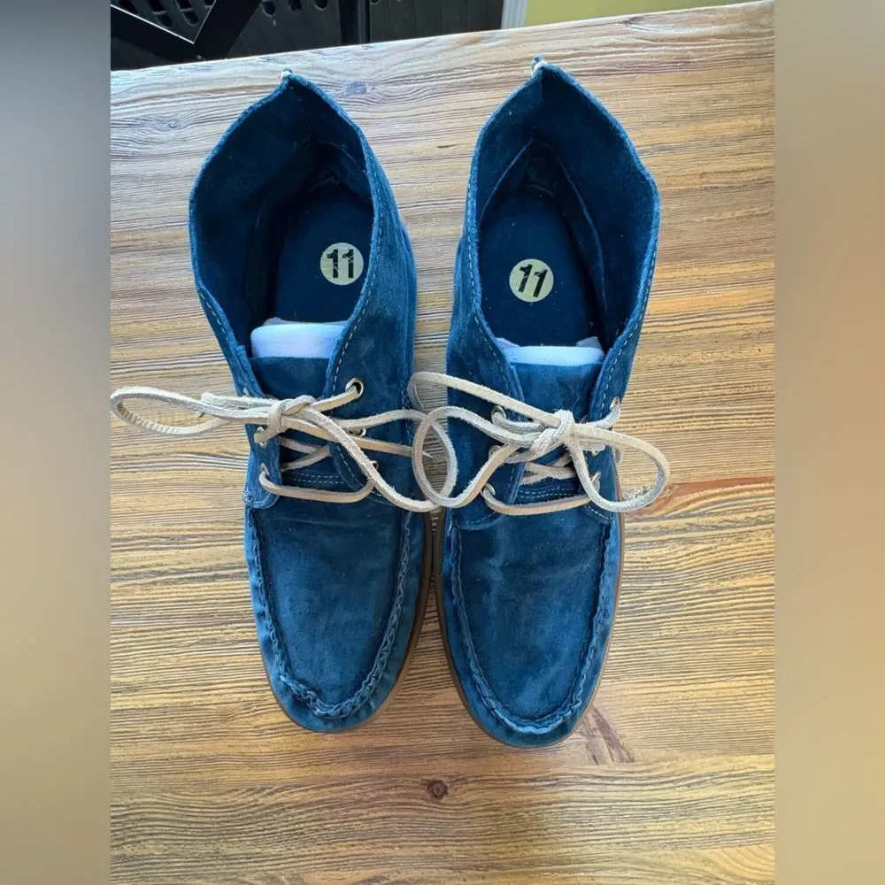 Sebago Campsides Men's Navy Suede Chukka Boots